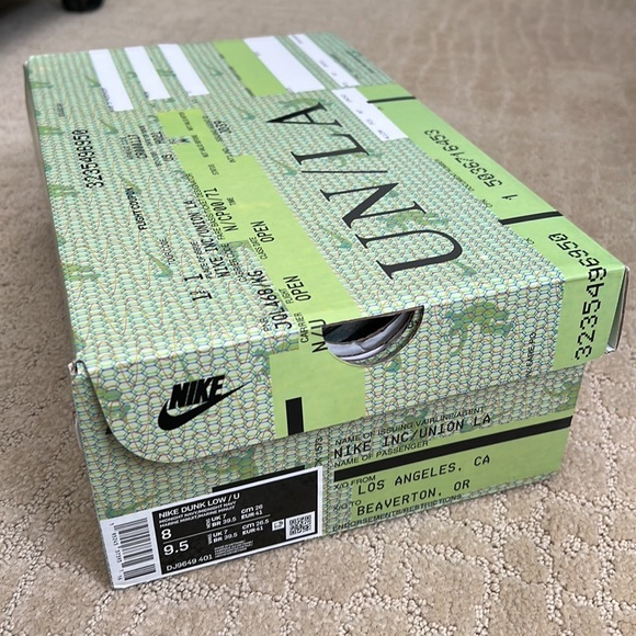 Nike dunk low- Union pistachio 8 - Picture 5 of 8